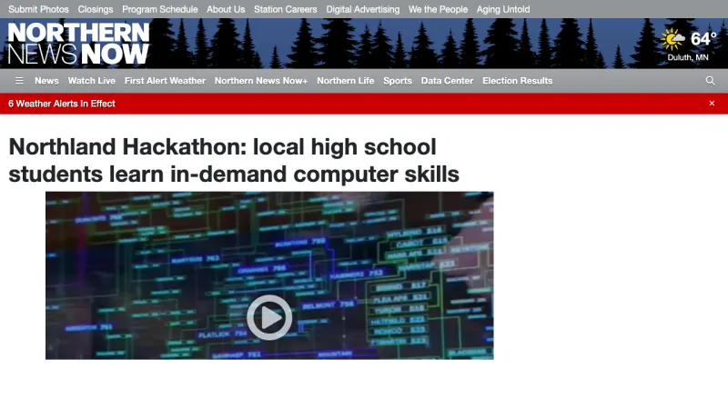 Northern News Now article preview